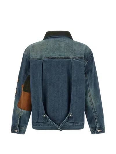 Found Patchwork Denim Jacket In Multi