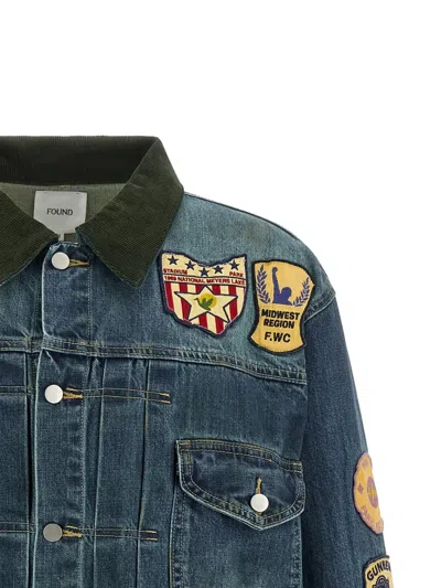 Found Patchwork Denim Jacket In Multi