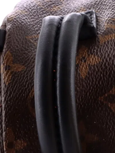 Pre-owned Louis Vuitton Palm Springs Monogram Canvas Mini Backpack In Brown