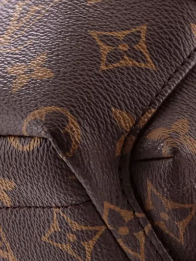 Pre-owned Louis Vuitton Palm Springs Monogram Canvas Mini Backpack In Brown