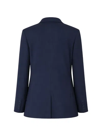 Clips Single-breasted Blazer In Blue