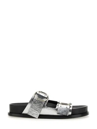 Jil Sander Stone Island Midnight Blue Cotton T-shirt In Silver