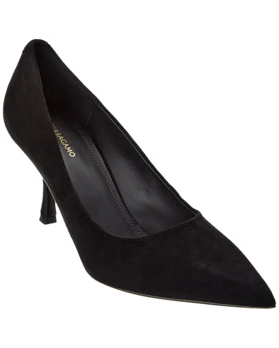 Ferragamo Elydea Suede Pump In Black