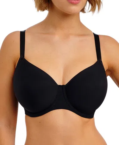 Freya Essentially Smooth U Molded Balconette T Shirt Bra In Black