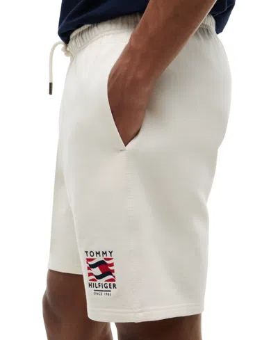 Tommy Hilfiger Men's Rwb Box Flag Drawstring Shorts In Multi