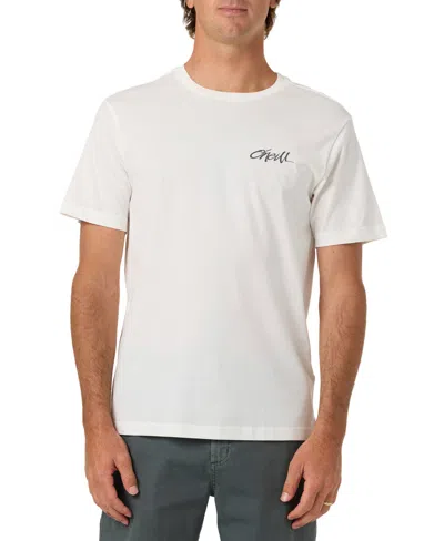 O'neill Men's Crewneck Pull-on T-shirt In White