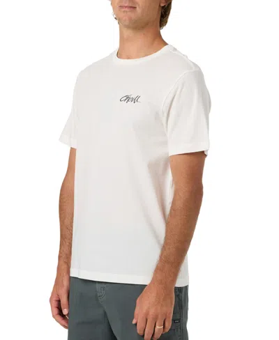 O'neill Men's Crewneck Pull-on T-shirt In White