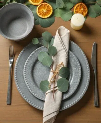 Stone Lain Comet Dinnerware Collection In Gray