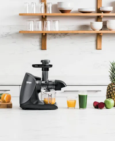Ninja Cold Press Juicer Pro Powerful Slow Juicer In Black