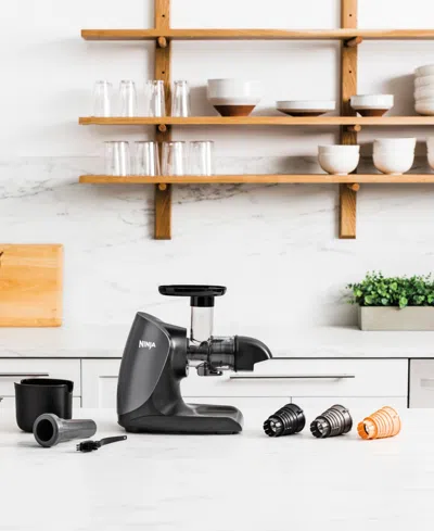 Ninja Cold Press Juicer Pro Powerful Slow Juicer In Black