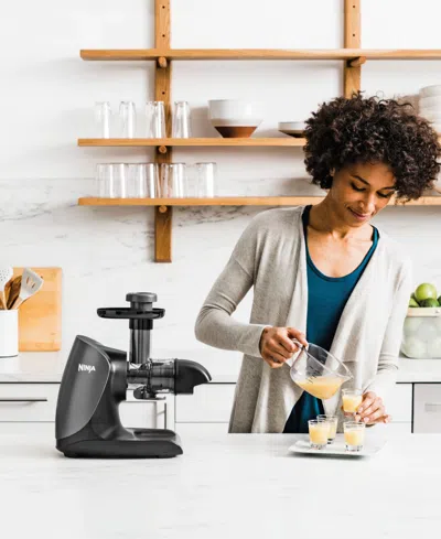 Ninja Cold Press Juicer Pro Powerful Slow Juicer In Black
