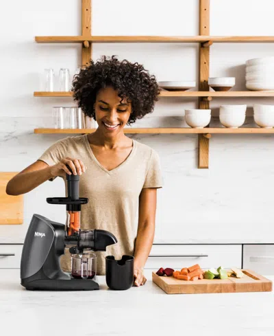Ninja Cold Press Juicer Pro Powerful Slow Juicer In Black