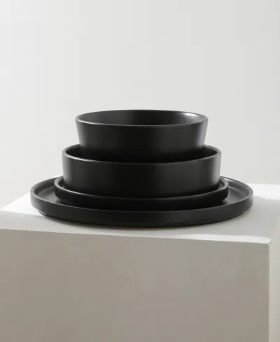 Stone Lain Celina 32-pc. Dinnerware Set, Service For 8 In Black