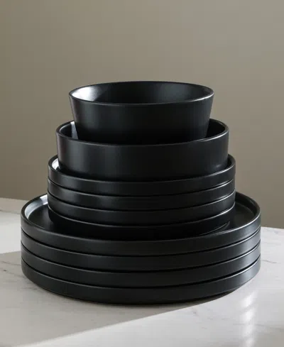 Stone Lain Celina 32-pc. Dinnerware Set, Service For 8 In Black