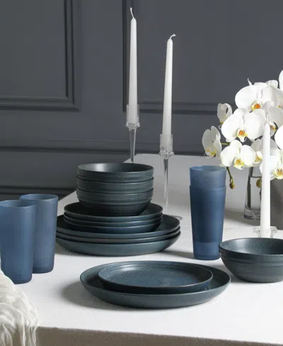 Stone Lain Elio 16-pc. Dinnerware Set, Service For 4 In Green