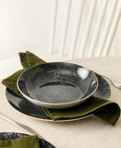 Christian Siriano Onyx 24-pc. Dinnerware Set, Service For 8 In Multi