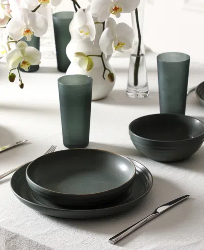 Stone Lain Elio 16-pc. Dinnerware Set, Service For 4 In Green