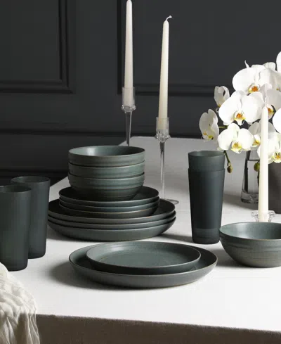Stone Lain Elio 16-pc. Dinnerware Set, Service For 4 In Green