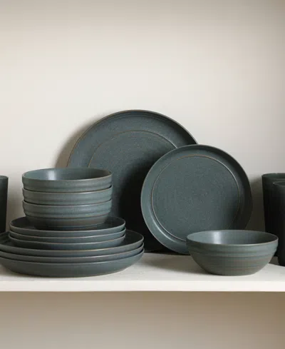 Stone Lain Elio 16-pc. Dinnerware Set, Service For 4 In Green