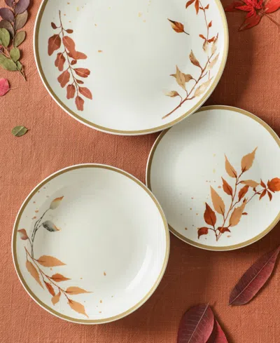 Stone Lain Maple 24-pc. Dinnerware Set, Service For 8 In White