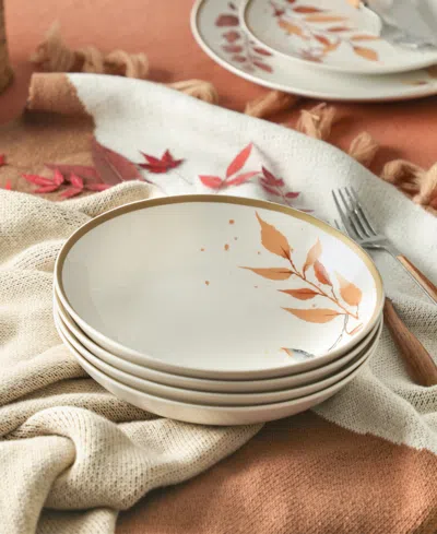 Stone Lain Maple 24-pc. Dinnerware Set, Service For 8 In White