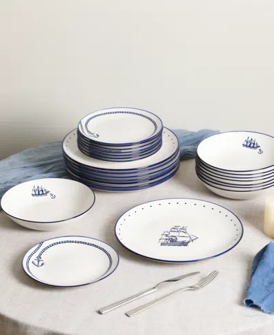 Stone Lain Knox 24-pc. Dinnerware Set, Service For 8 In White