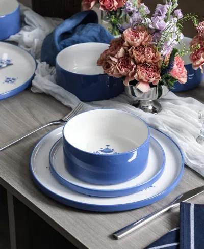 Stone Lain Cobalt 24-pc. Dinnerware Set, Service For 8 In Blue