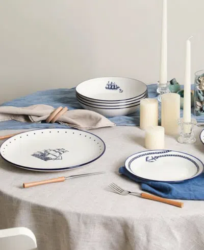 Stone Lain Knox 24-pc. Dinnerware Set, Service For 8 In White