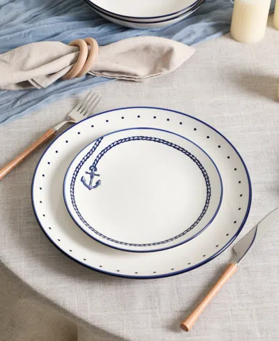 Stone Lain Knox 24-pc. Dinnerware Set, Service For 8 In White