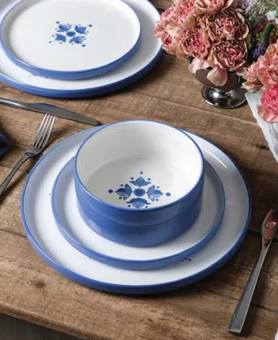Stone Lain Cobalt 24-pc. Dinnerware Set, Service For 8 In Blue
