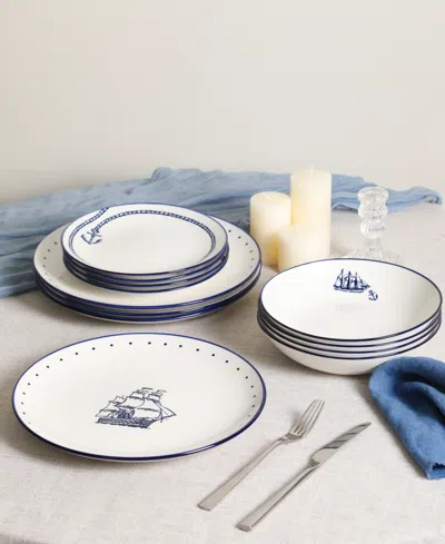 Stone Lain Knox 24-pc. Dinnerware Set, Service For 8 In White