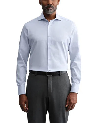 Ted Baker Nantucket Spread Collar Slim Fit Premium Stretch Dress Shirt In Blue