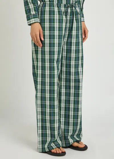 Suzie Kondi Pan Check-pattern Drawstring Trousers In Multi