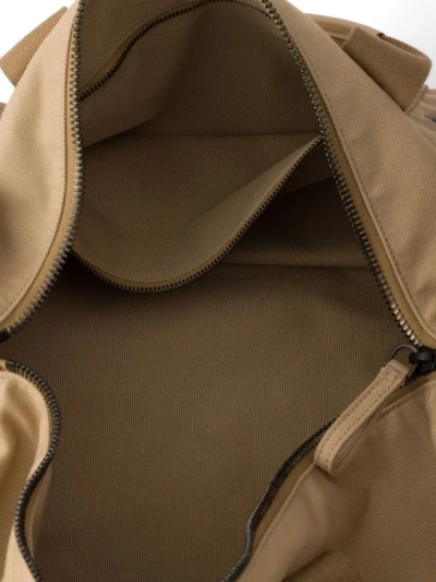 Prada Canvas Duffel Bag In Pattern