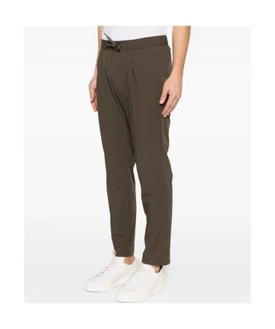 Herno Drawstring Trousers In Brown