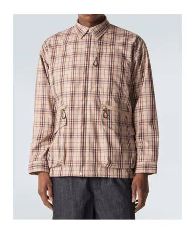 Comme Des Garçons Checked Cotton-blend Jacket In Multi