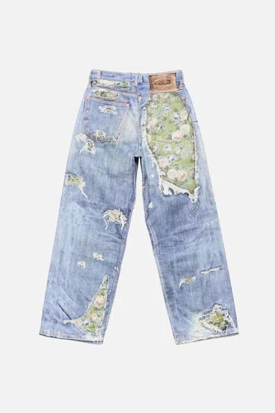 Acne Studios Belt Loop Jeans In Blue