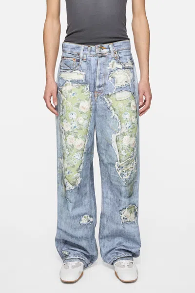 Acne Studios Belt Loop Jeans In Blue