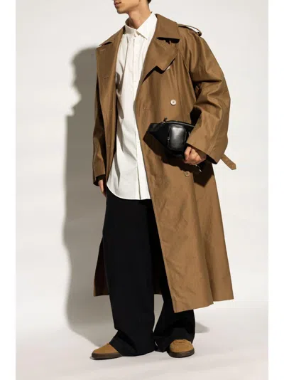 Veja Volley Tent Brown And White Suede Sneakers In Brown