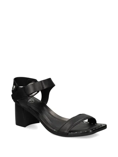 Ash Stud-embellished Leather Sandals In Black