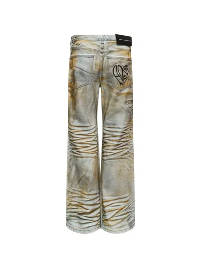 Andersson Bell Spray Bootcut Jeans In Multi