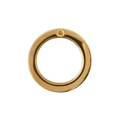 Burberry Gold-plated Rose Monogram Ring In Multi