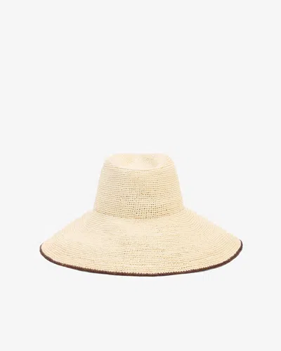 Janessa Leone Waverly Hat In Neutral