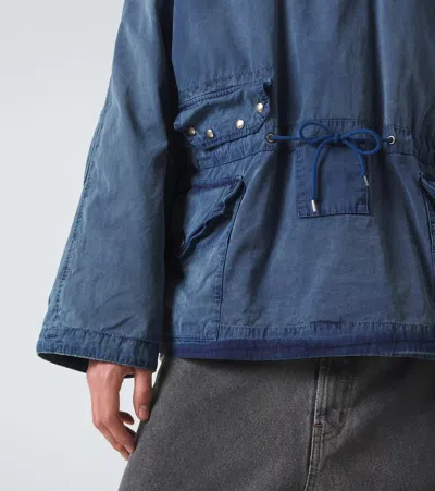 A.presse Cotton Jacket In Blue