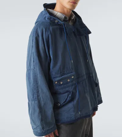 A.presse Cotton Jacket In Blue