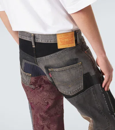 Junya Watanabe X Levi's Patchwork Jeans In Multi