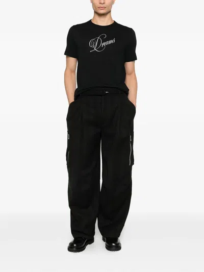 Ann Demeulemeester Baptist Printed T-shirt In Black