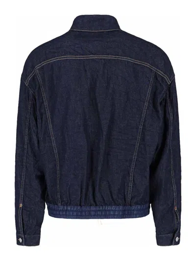 Dsquared2 Denim Cargo Jacket In Blue