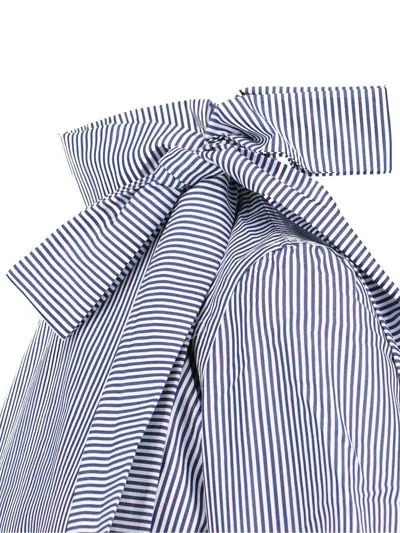 Finamore 1925 Lindsay Blouse In Blue