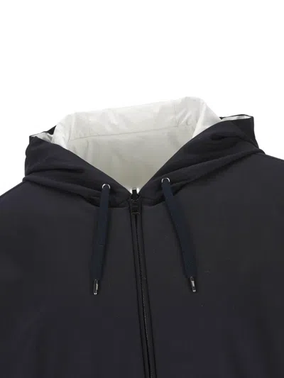 Herno Double-faced Jacket In Black